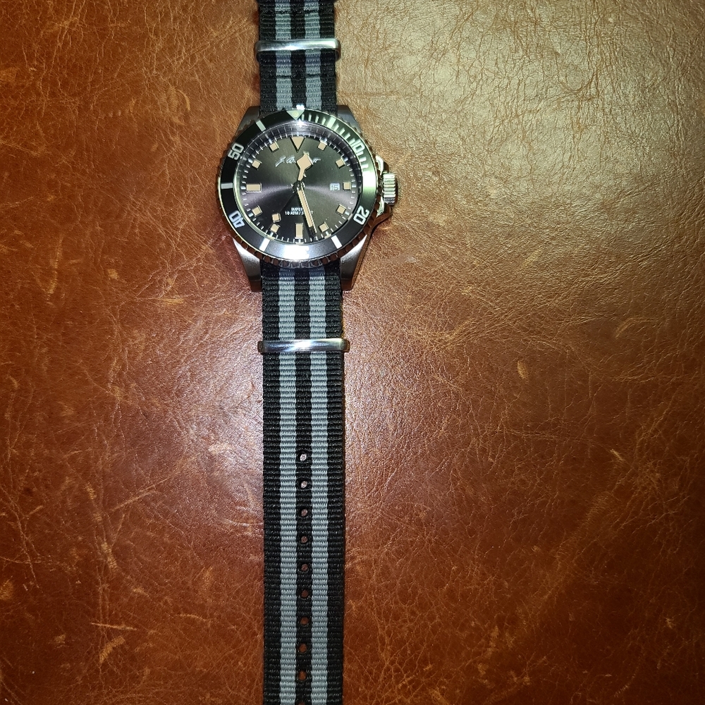 JBRACKETT SS WATCH ON NATO STRAP